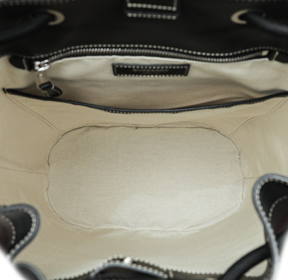 Burberry Bicolor Drawstring Backpack