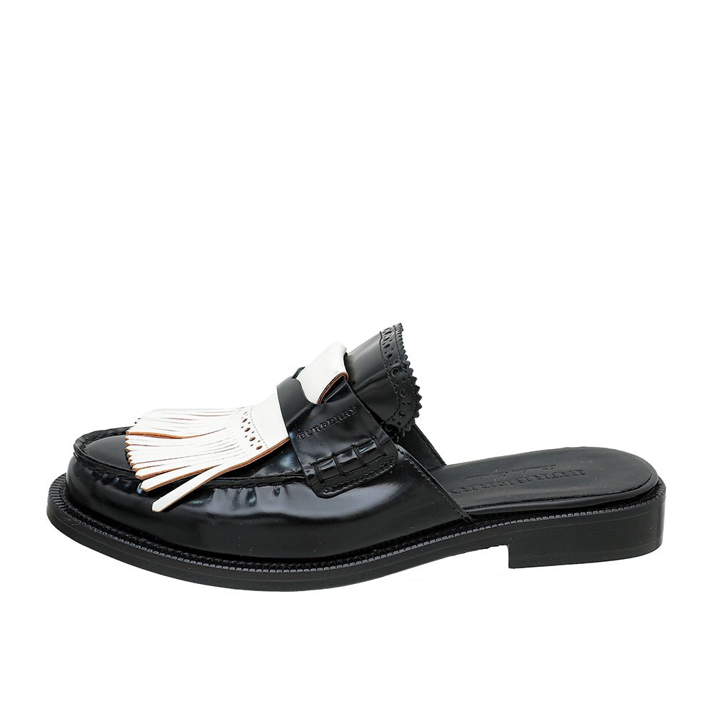 Burberry Bicolor Eng Icons Fringes Beckshill Slide 39.5