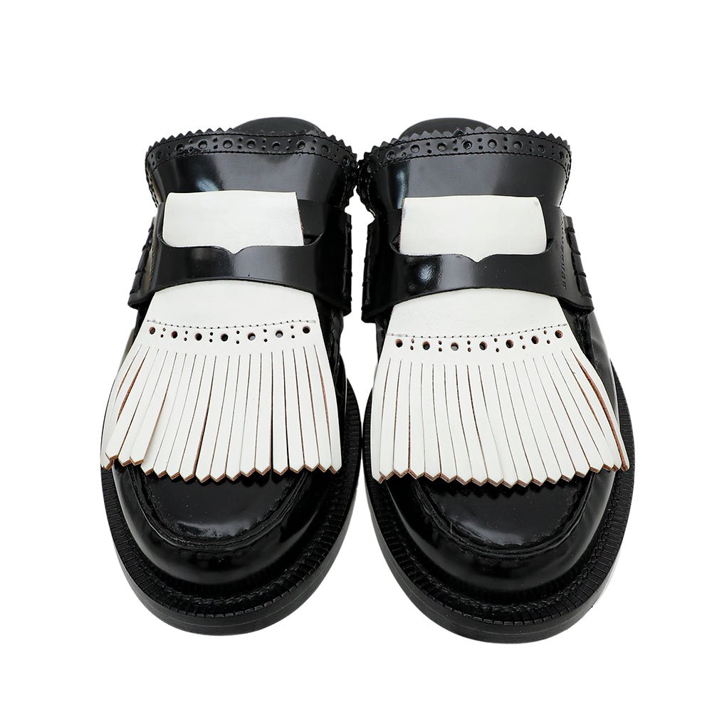 Burberry Bicolor Eng Icons Fringes Beckshill Slide 39.5