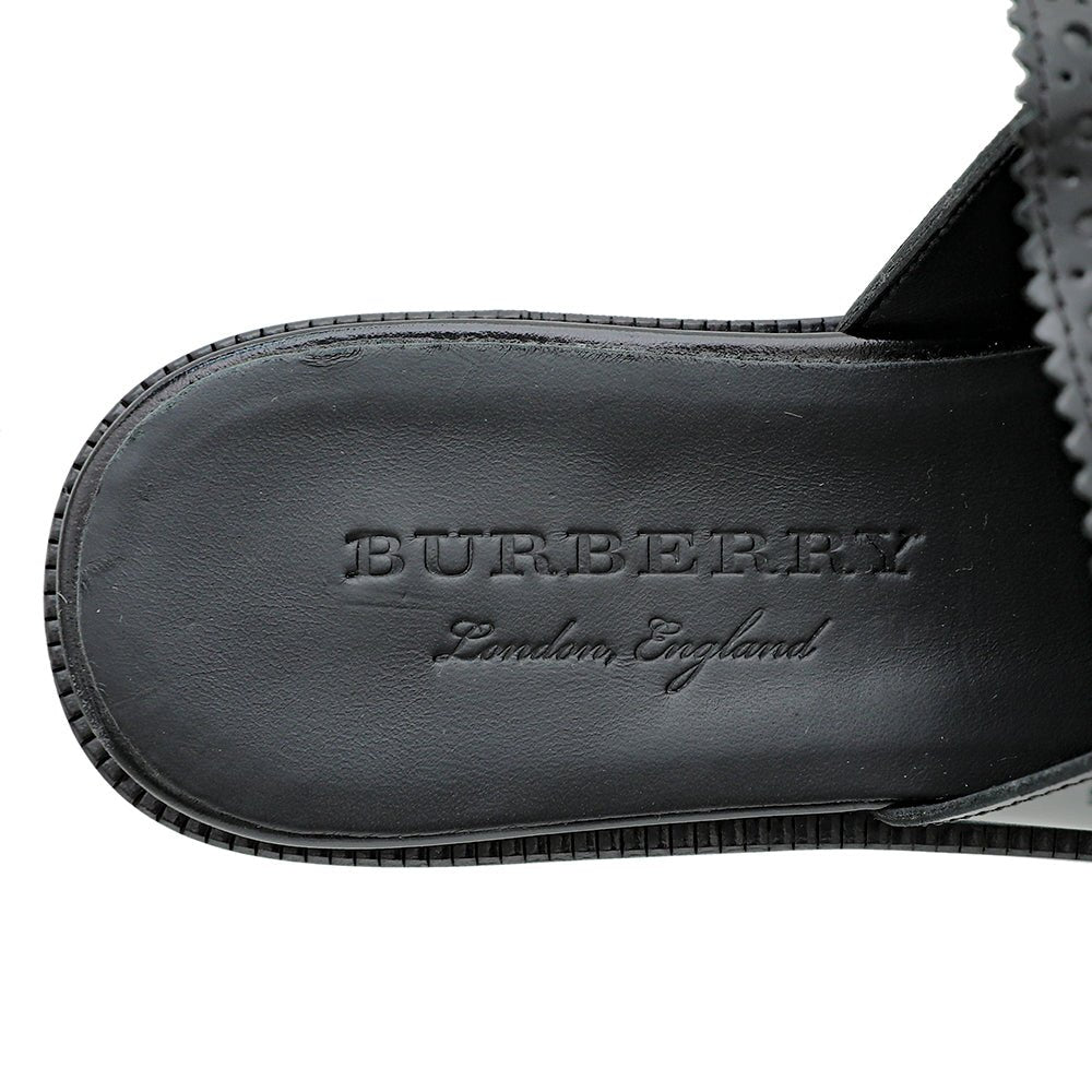 Burberry Bicolor Eng Icons Fringes Beckshill Slide 39.5