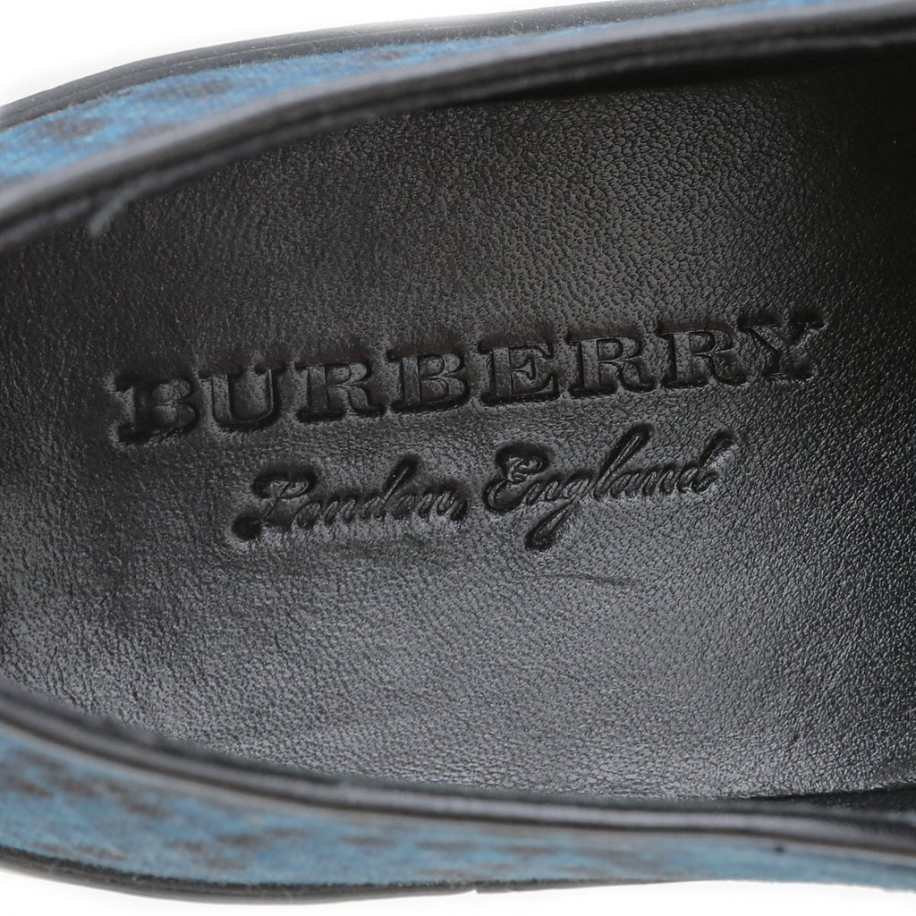 Burberry Bicolor Fringe Penny Slip on Sneakers 39
