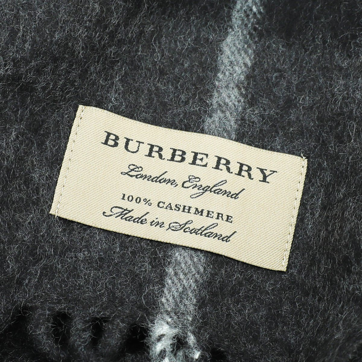 Burberry Bicolor Giant Check Cashmere Scarf