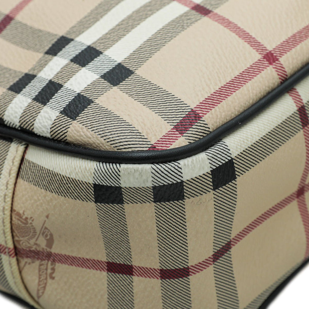 Burberry Bicolor Haymarket Messenger Bag