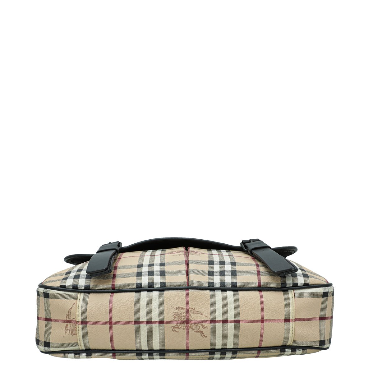 Burberry Bicolor Haymarket Messenger Bag