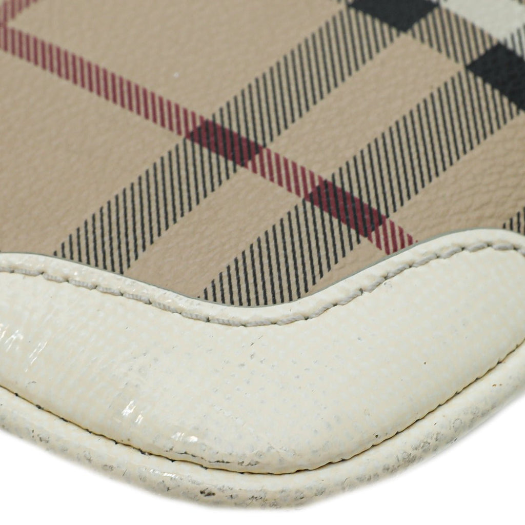 Burberry Bicolor Haymarket Peyton Crossbody Bag