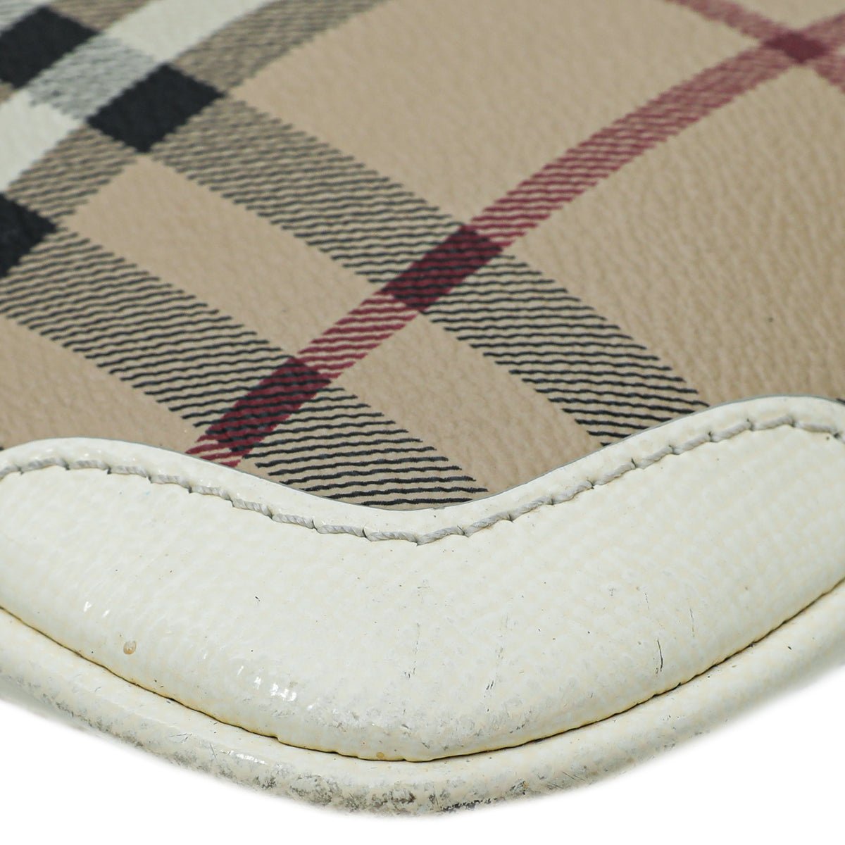 Burberry Bicolor Haymarket Peyton Crossbody Bag
