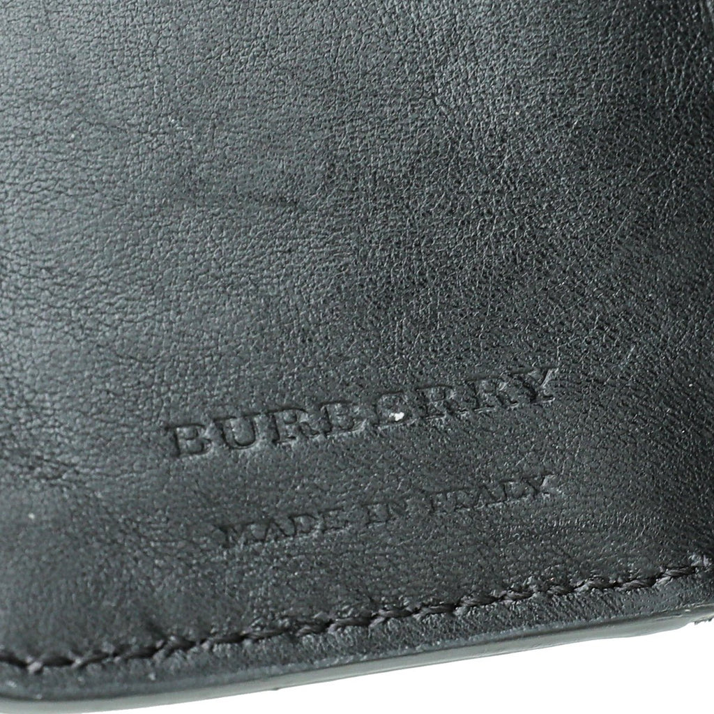 Burberry Bicolor House Check French Wallet