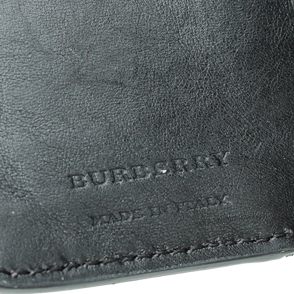 Burberry Bicolor House Check French Wallet