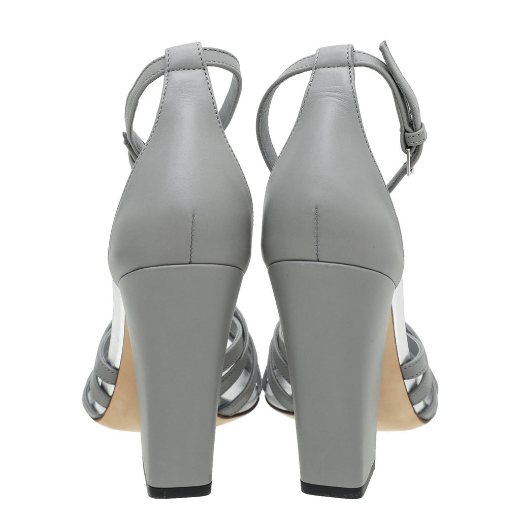 Burberry Bicolor Hove Thong Split-Toe Sandals 38