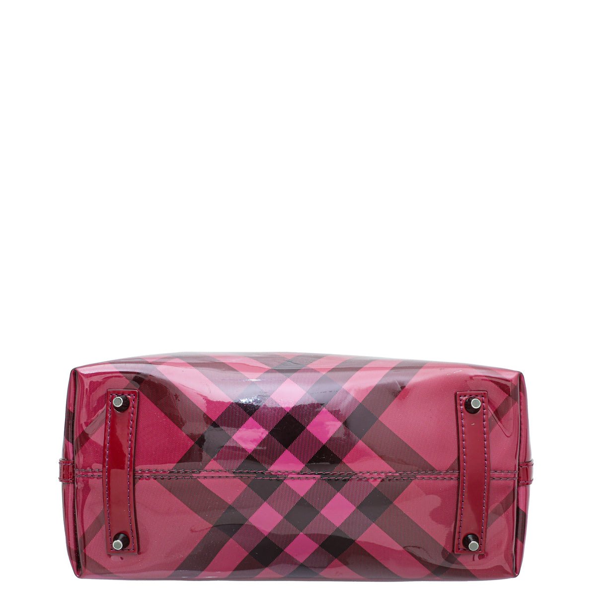 Burberry Bicolor Nova Check PVC Tote Bag
