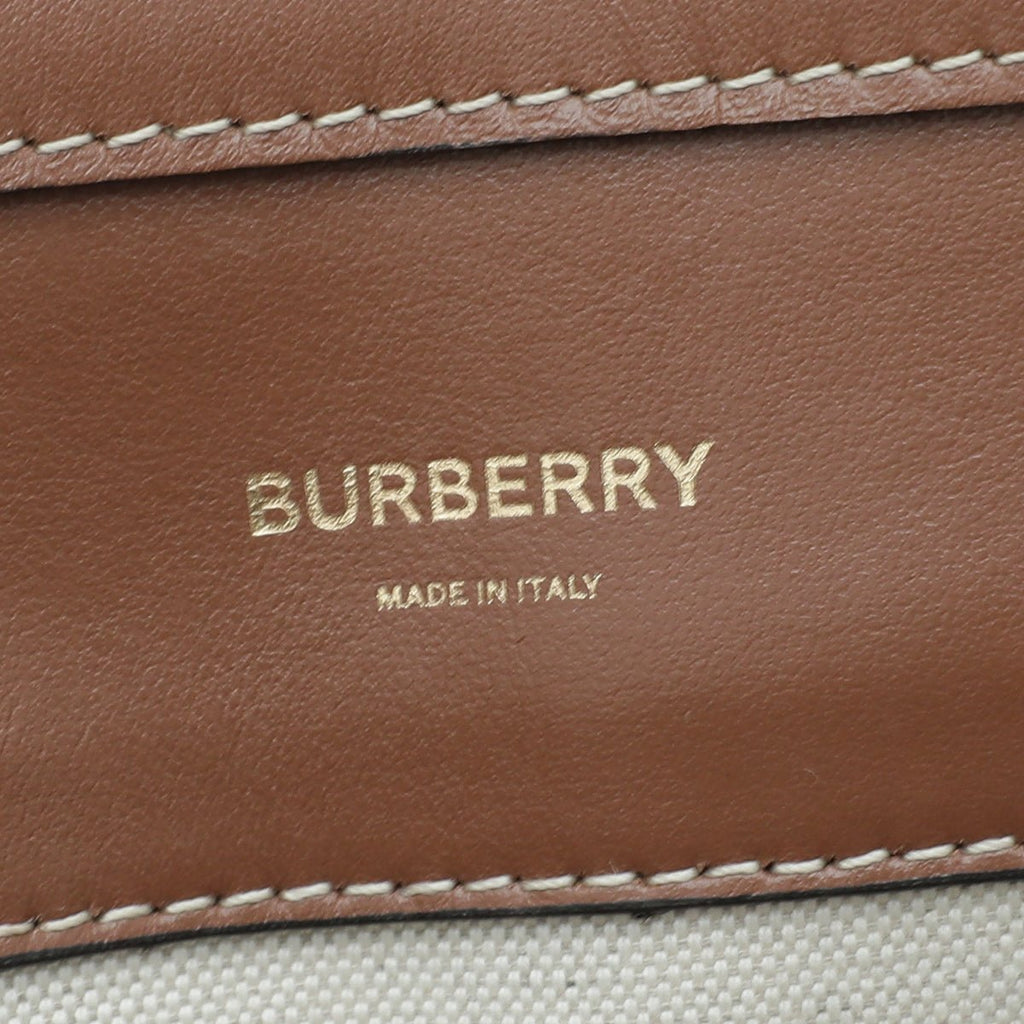 Burberry Bicolor Pocket Tote Medium Bag