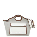 Burberry Bicolor Pocket Toty Bag