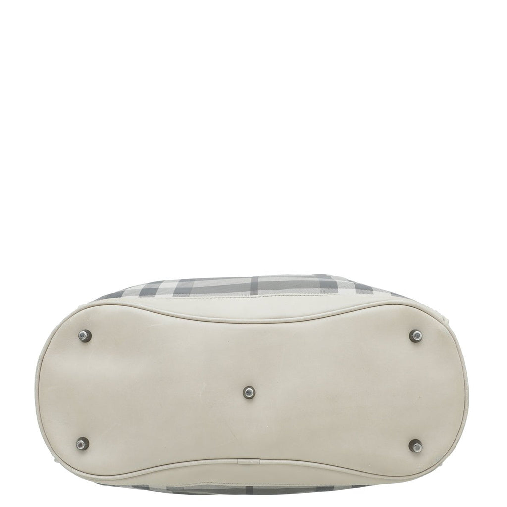 Burberry Bicolor Smoked Check Walden Hobo Medium Bag
