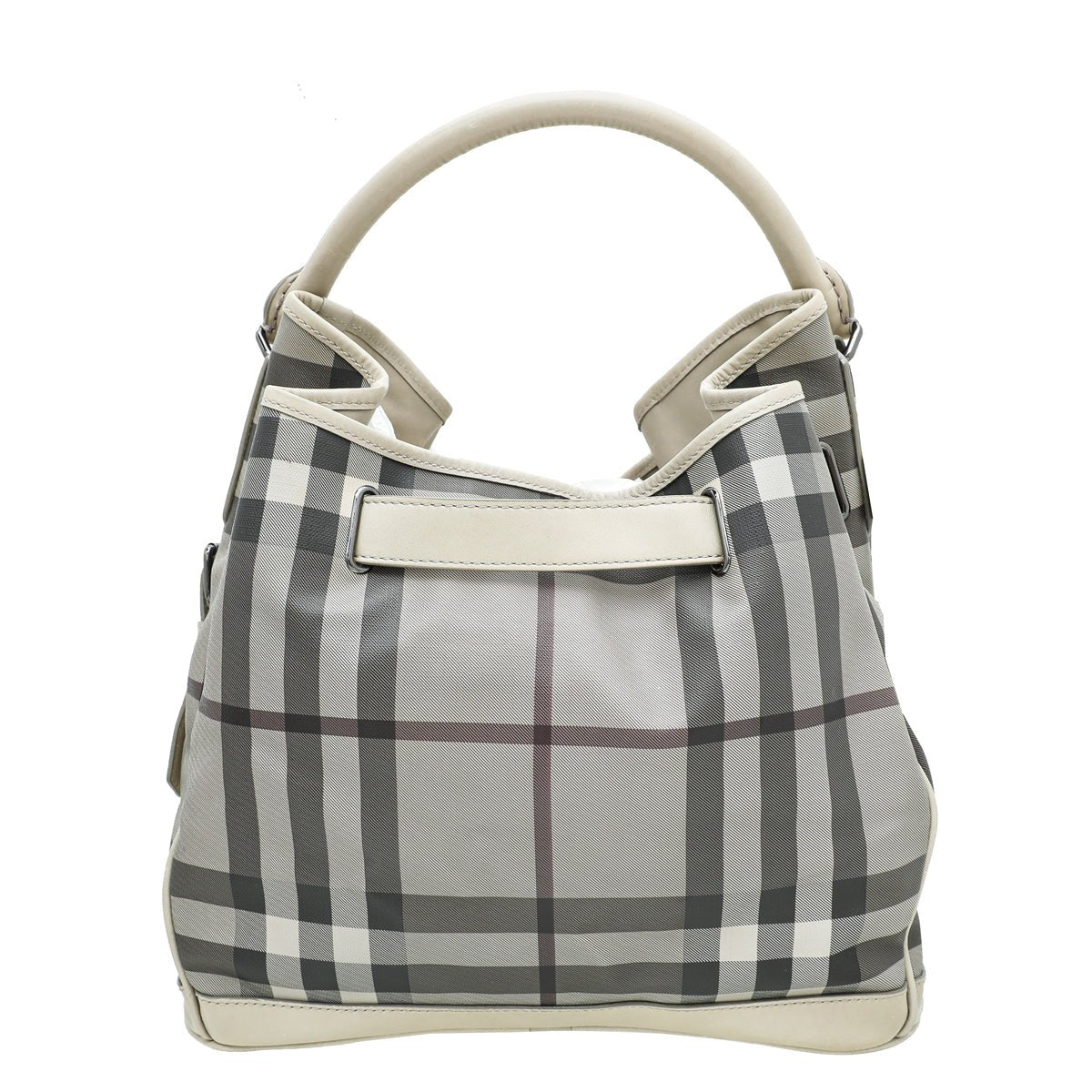 Burberry Bicolor Smoked Check Walden Hobo Medium Bag