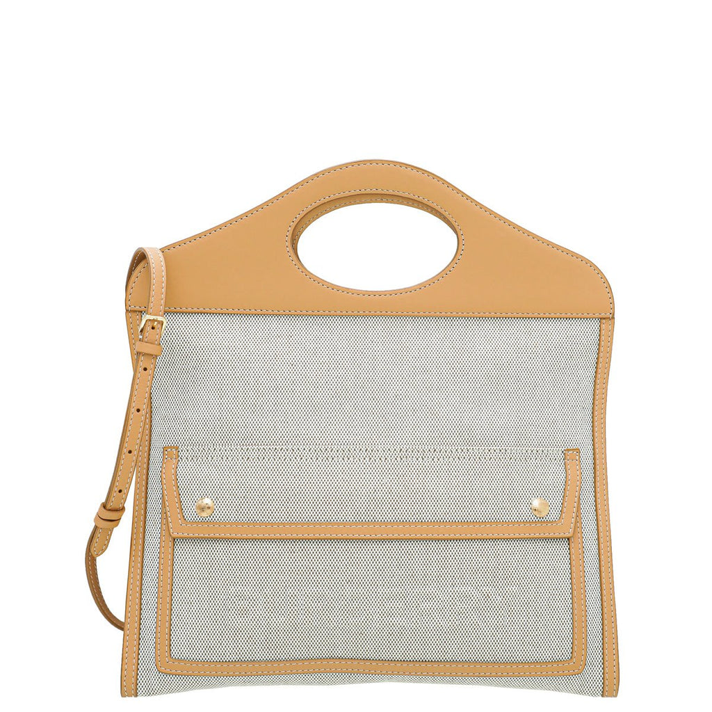Burberry Bicolor Soft Pocket Small Crossbody Clutch