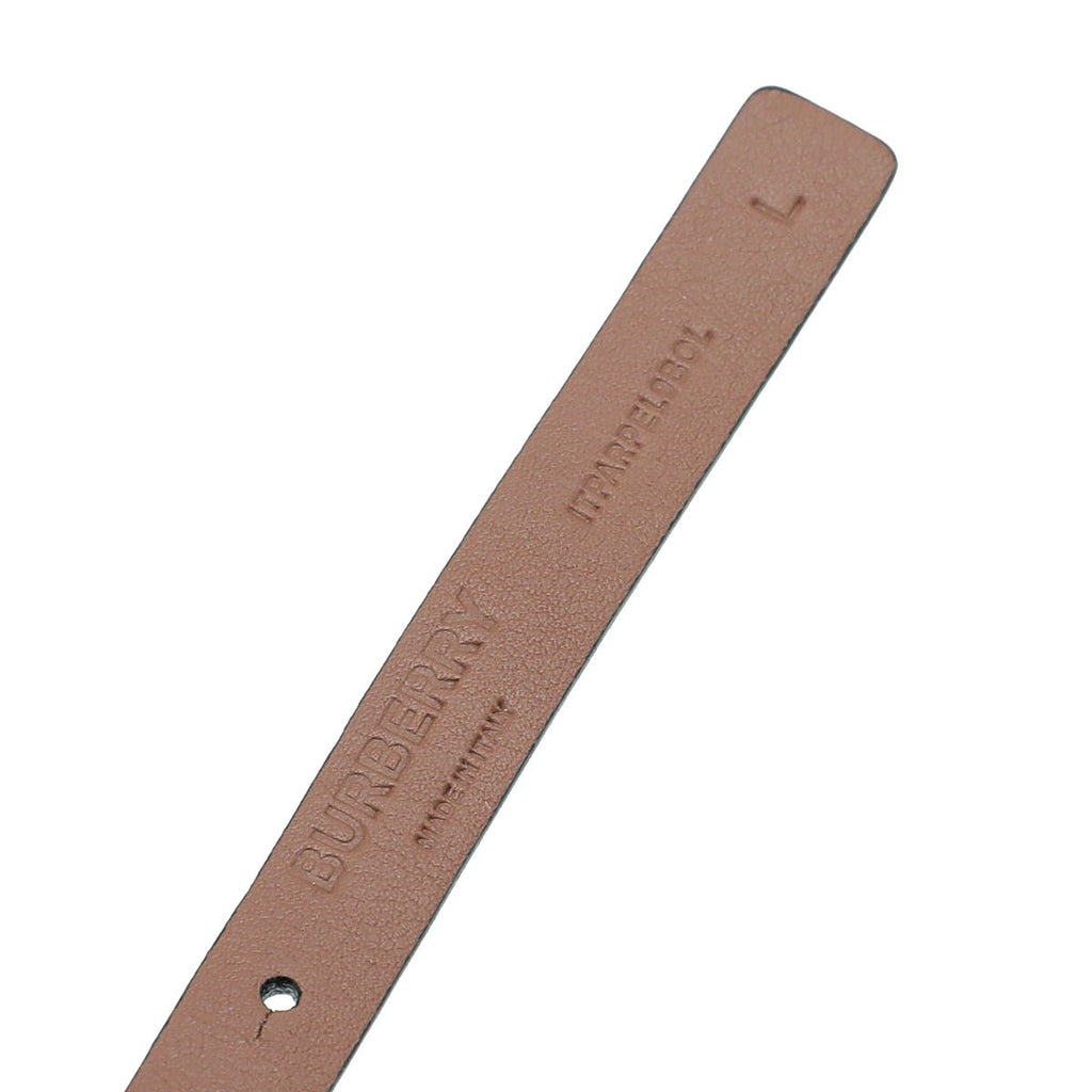 Burberry Bicolor TB Logo Buckle Reversible Large Belt