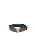 Burberry Bicolor TB Logo Buckle Reversible Medium Belt