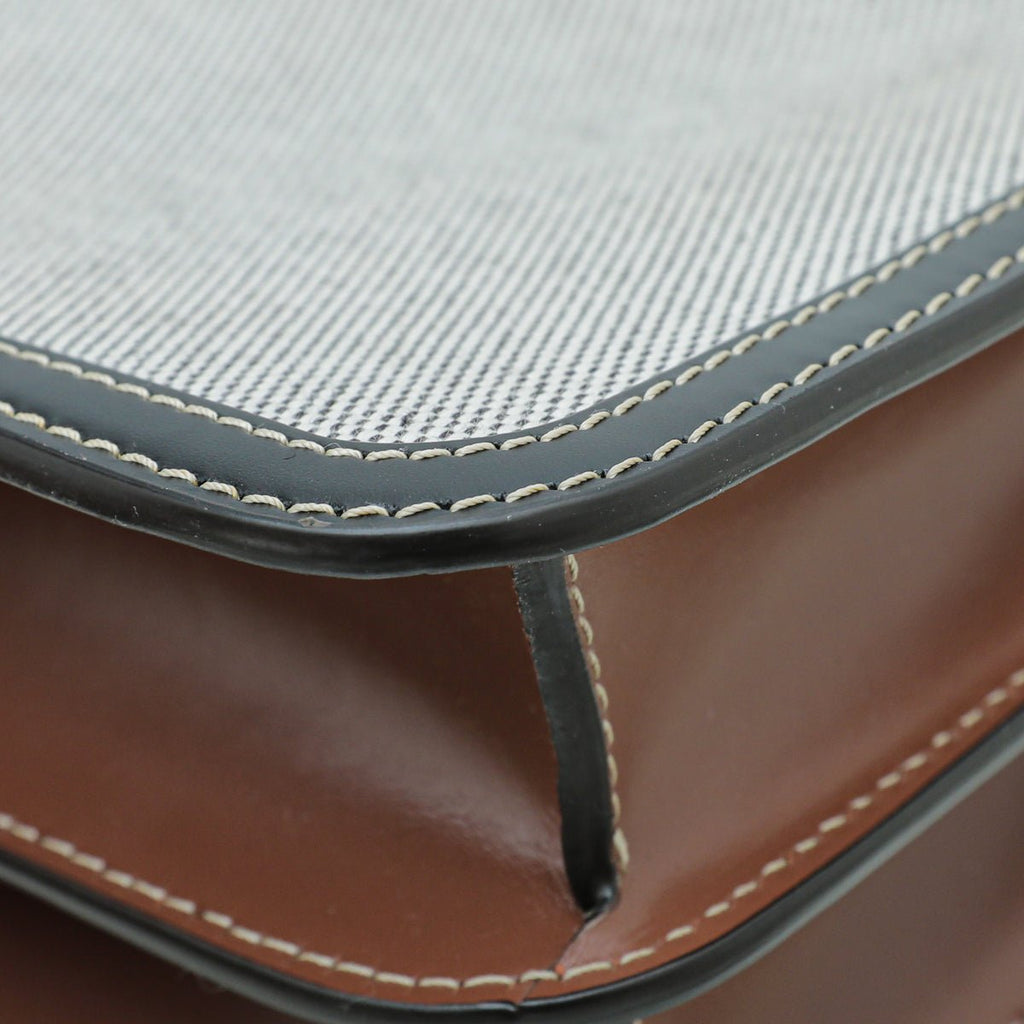 Burberry Bicolor TB Logo Flap Small Bag