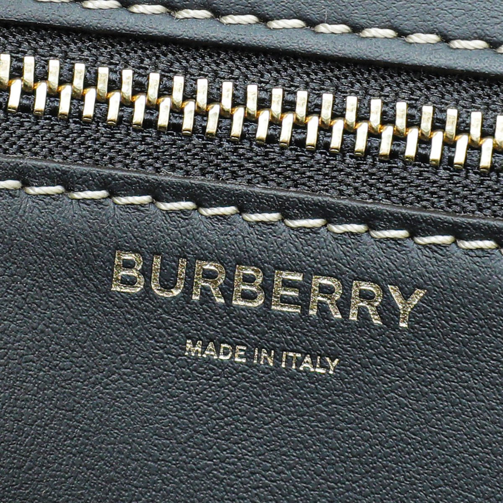 Burberry Bicolor TB Logo Flap Small Bag