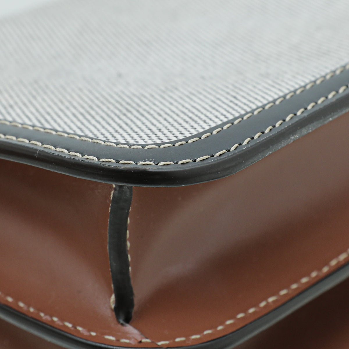 Burberry Bicolor TB Logo Flap Small Bag