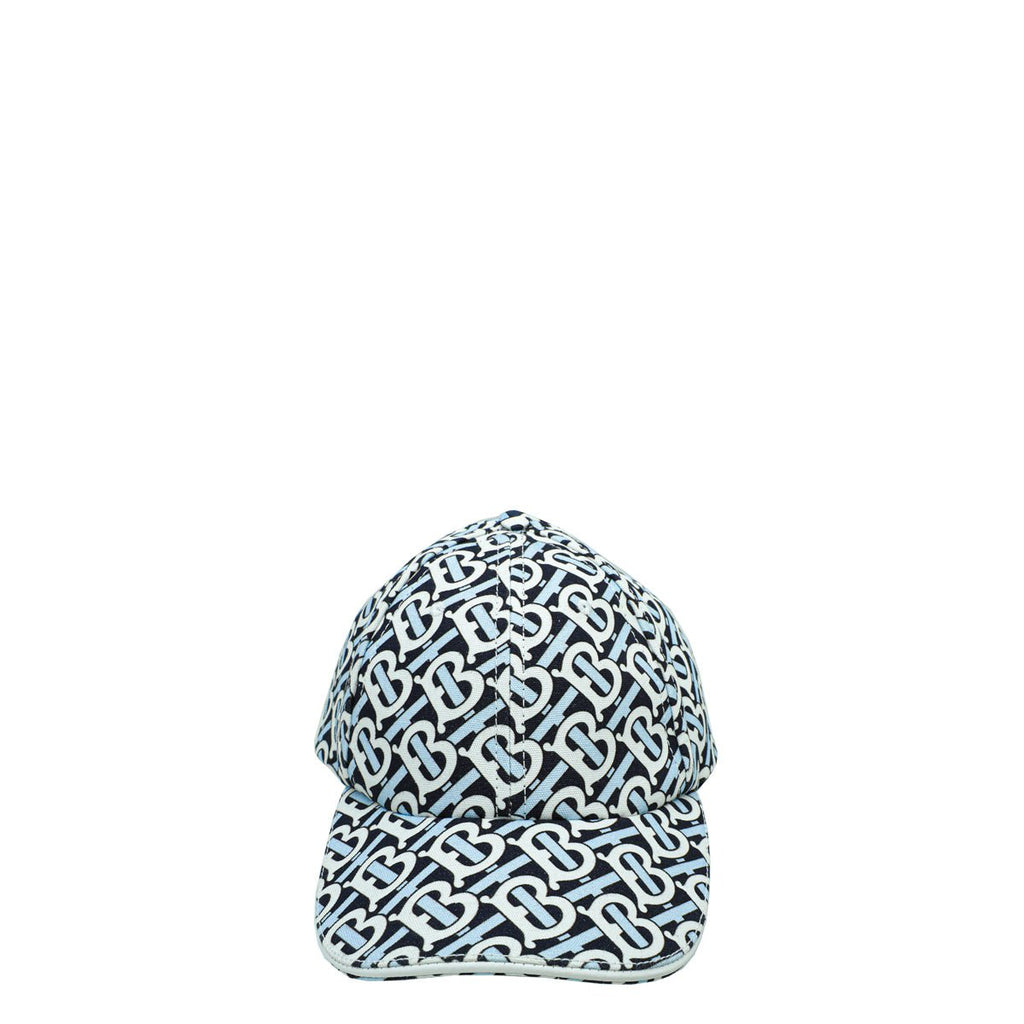 Burberry Bicolor TB Logo Print Baseball Cap Large