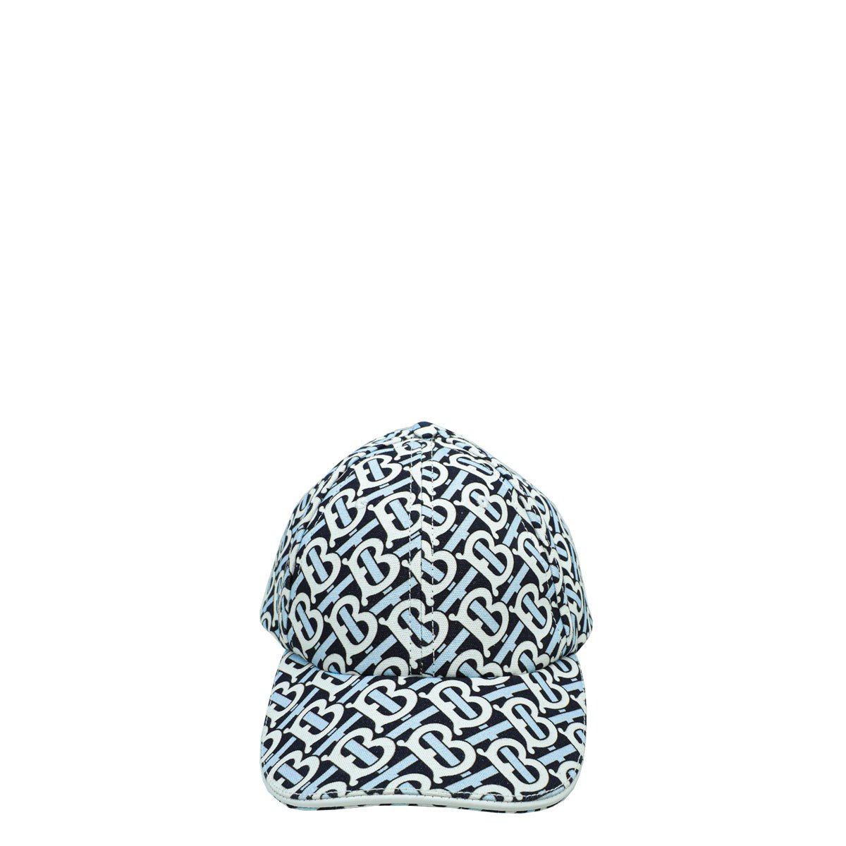 Burberry Bicolor TB Logo Print Baseball Cap Large