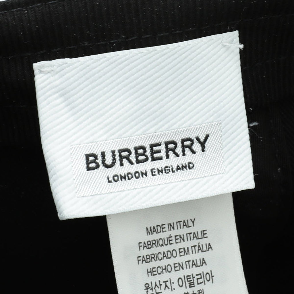 Burberry Bicolor TB Logo Print Baseball Cap Large