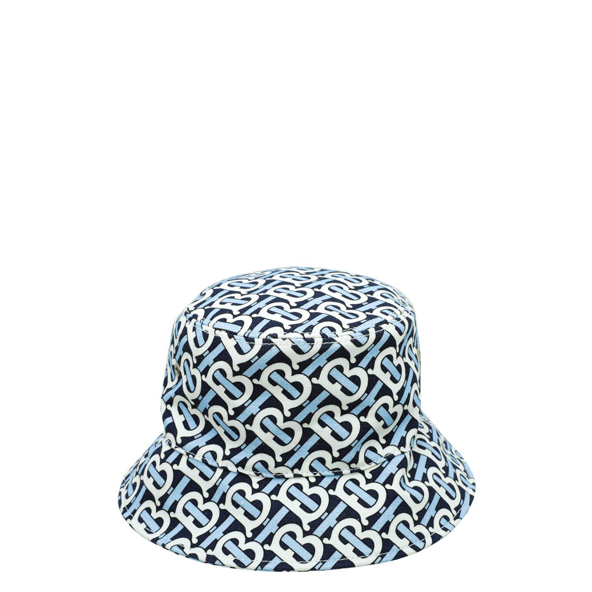 Burberry Bicolor TB Logo Print Bucket Small Hat