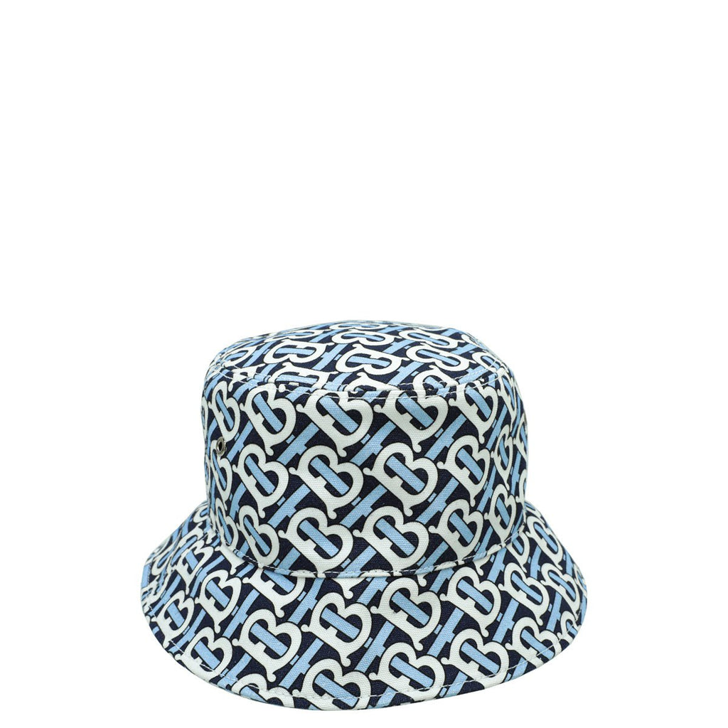 Burberry Bicolor TB Logo Print Bucket Small Hat
