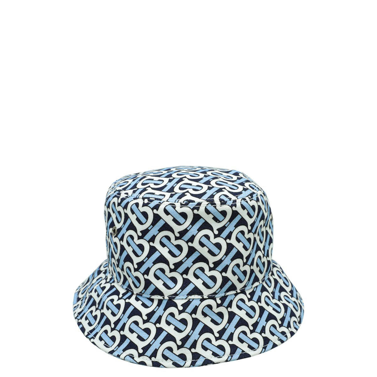 Burberry Bicolor TB Logo Print Bucket Small Hat