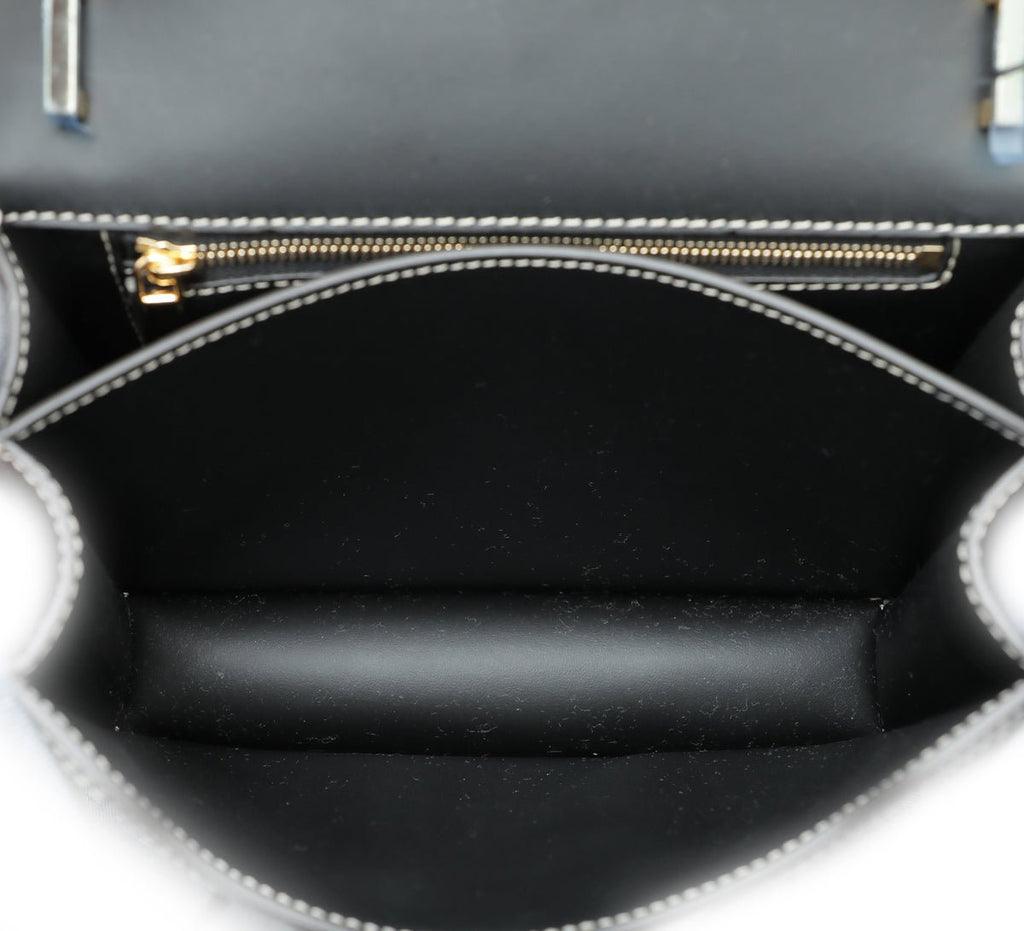Burberry Bicolor TB Logo Small Flap Bag