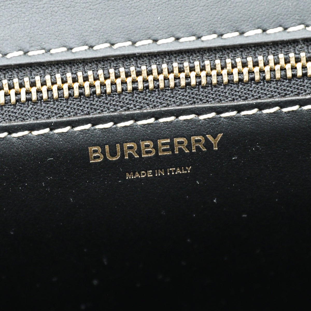 Burberry Bicolor TB Logo Small Flap Bag