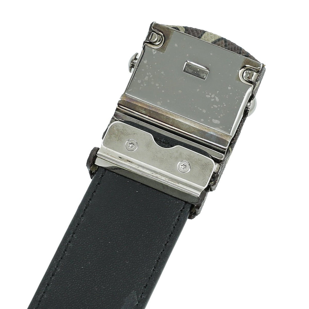 Burberry Bicolor TB Monogram Covered Clip 35mm Belt 40