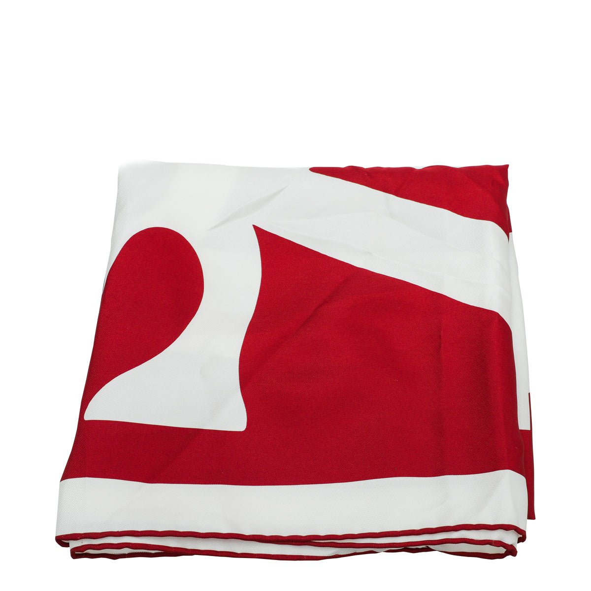 Burberry Bicolor Text Logo Silk Scarf