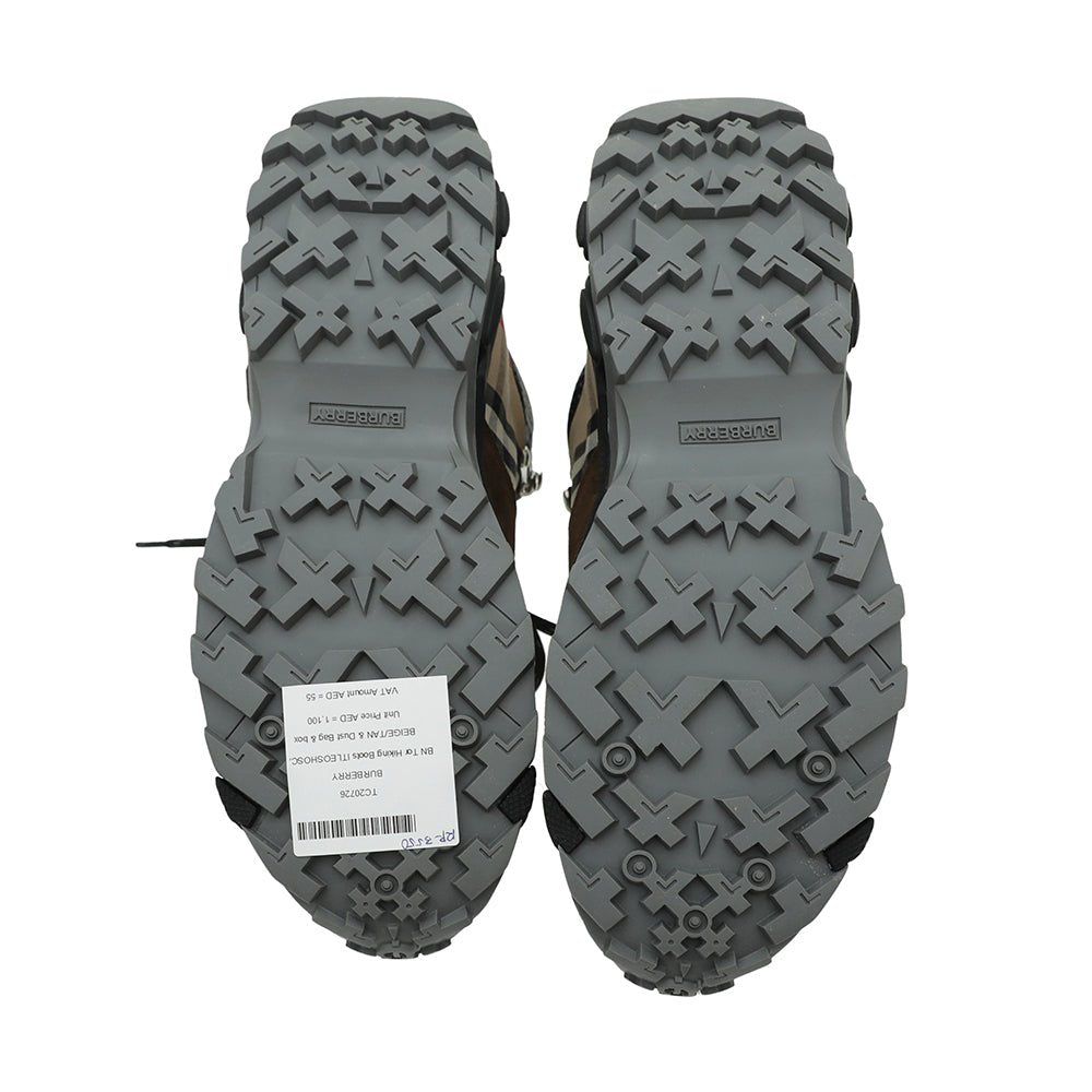 Burberry Bicolor Tor Hiking Boots 39.5