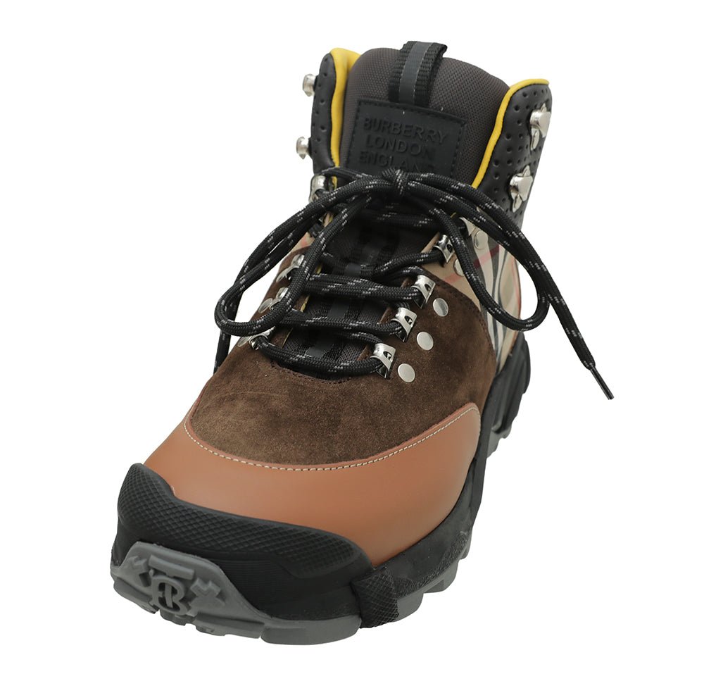 Burberry Bicolor Tor Hiking Boots 39.5