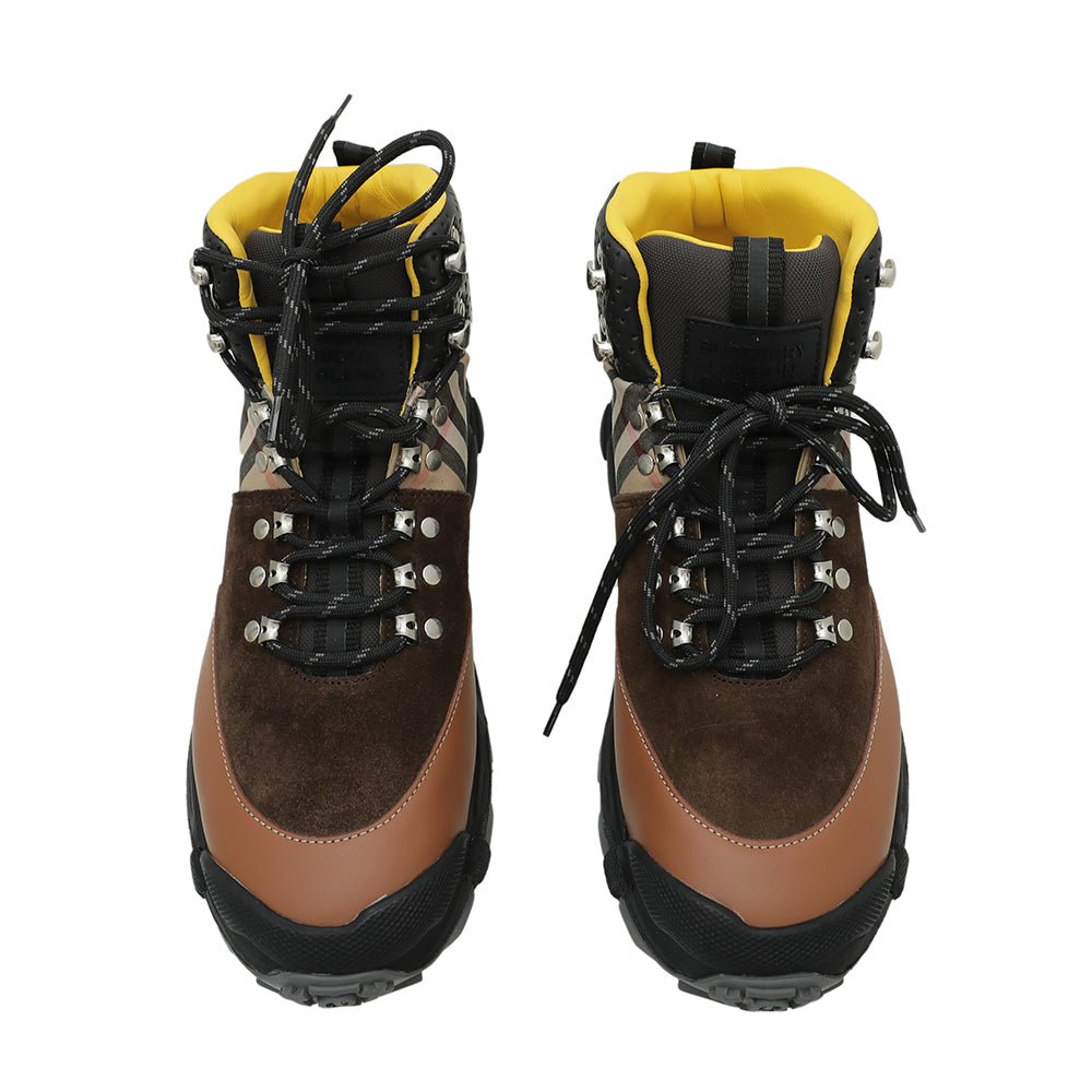 Burberry Bicolor Tor Hiking Boots 39.5