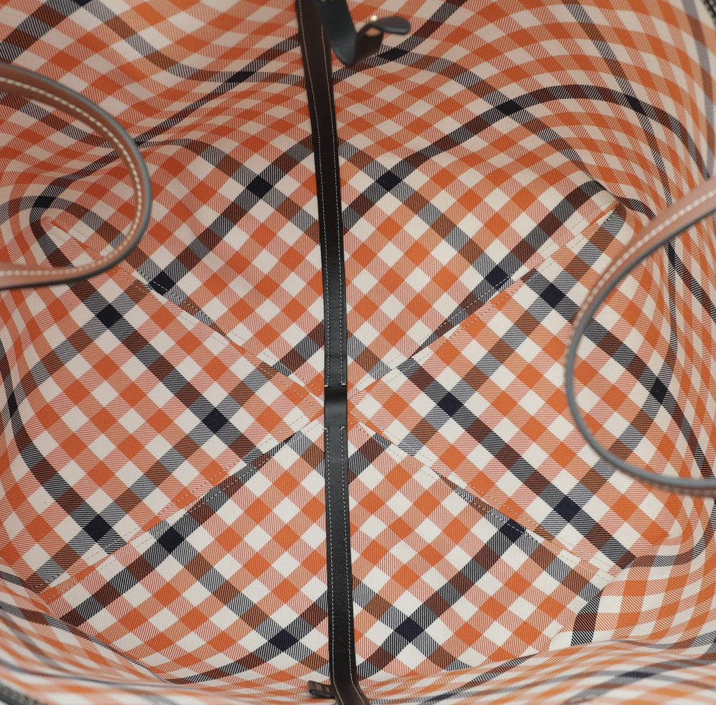 Burberry Birch Brown Check XL Beach Tote Bag