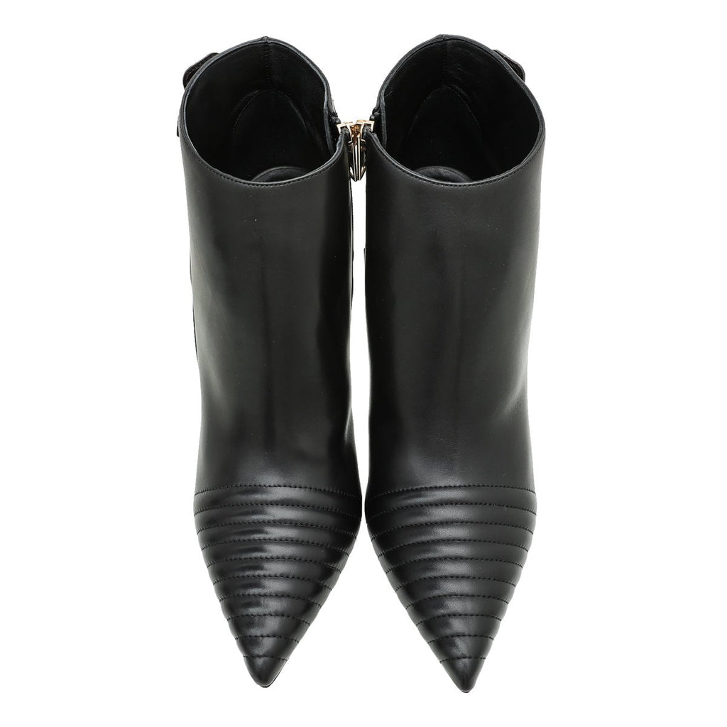 Burberry Black Alexandra Pointed Toe Ankle Boots 40
