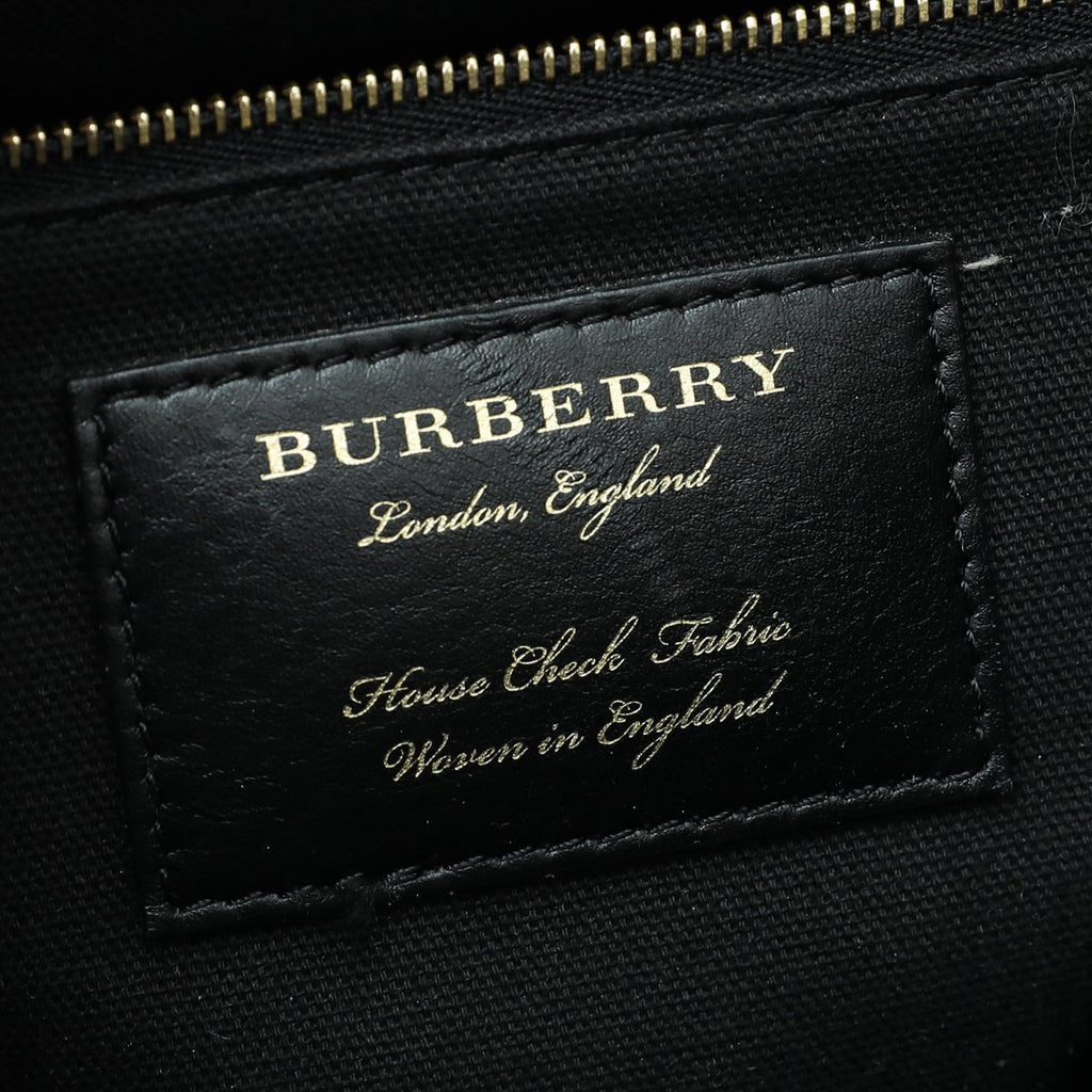 Burberry Black Banner Tote Medium Bag