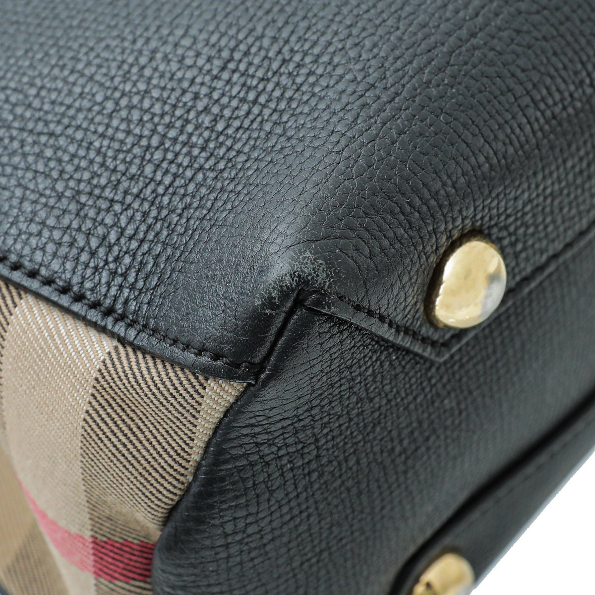 Burberry Black Banner Tote Small Bag