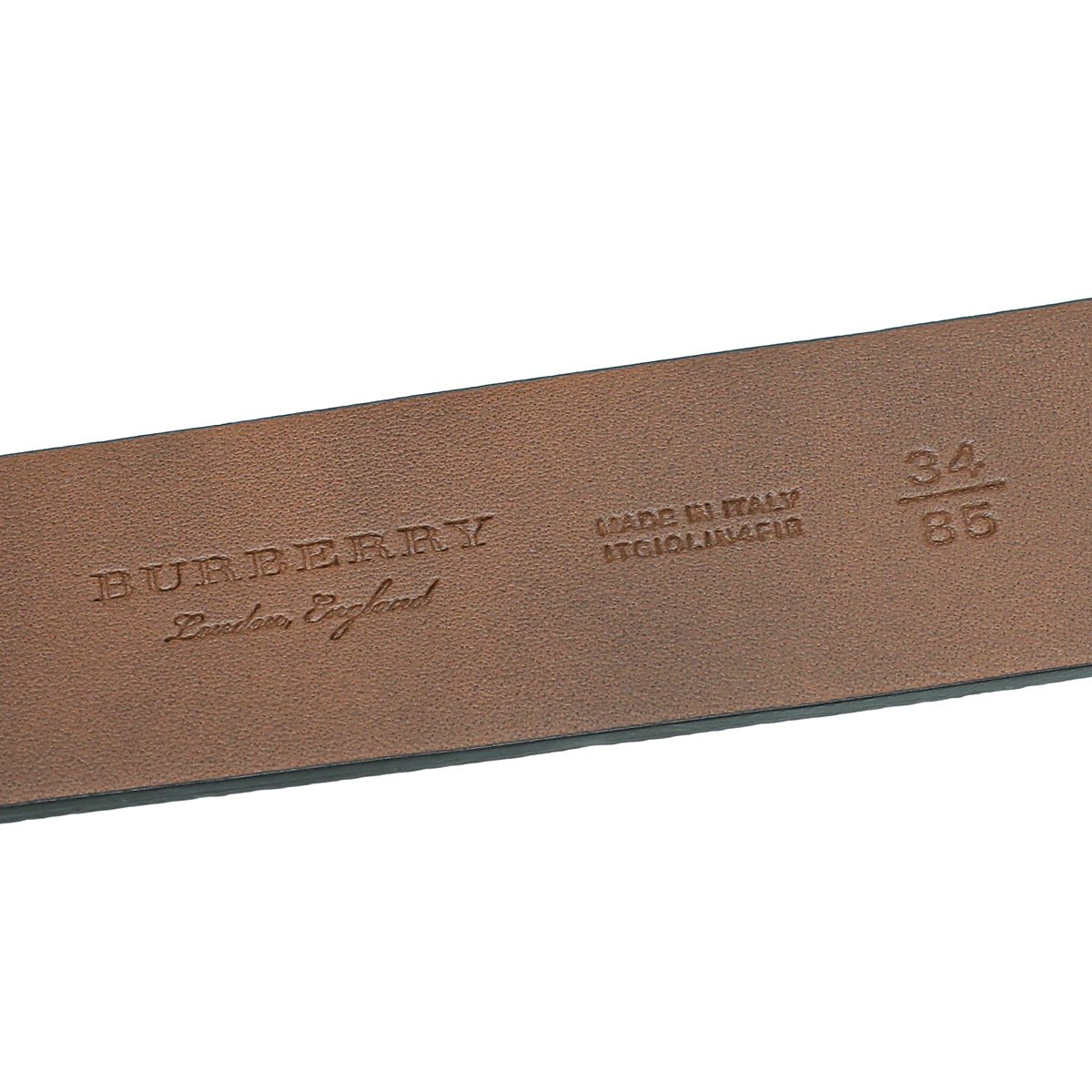 Burberry Black Buckle Belt 34