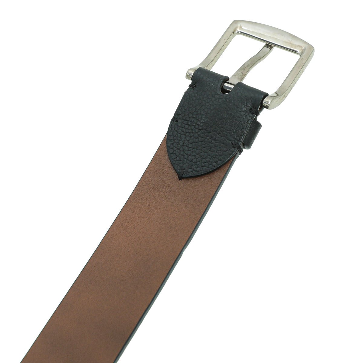 Burberry Black Buckle Belt 34