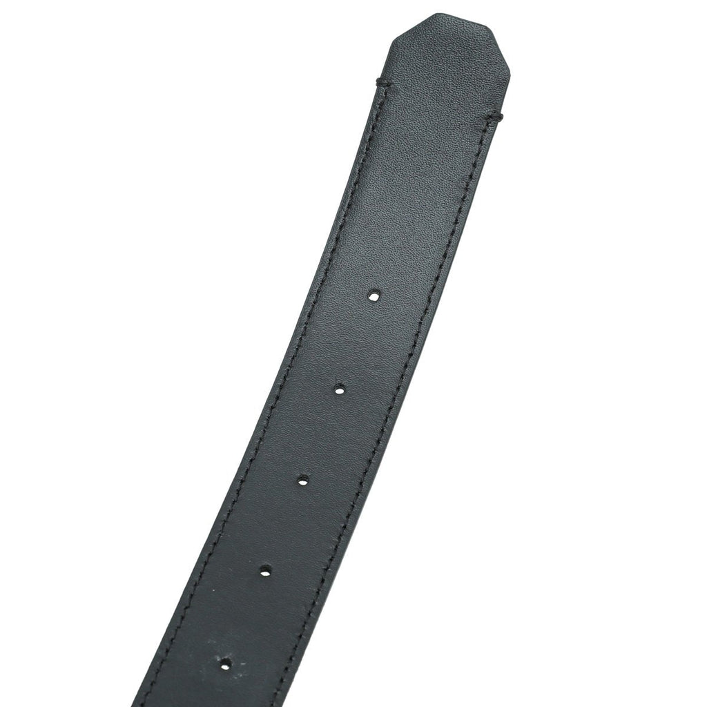 Burberry Black Buckle Chain Details Belt Large