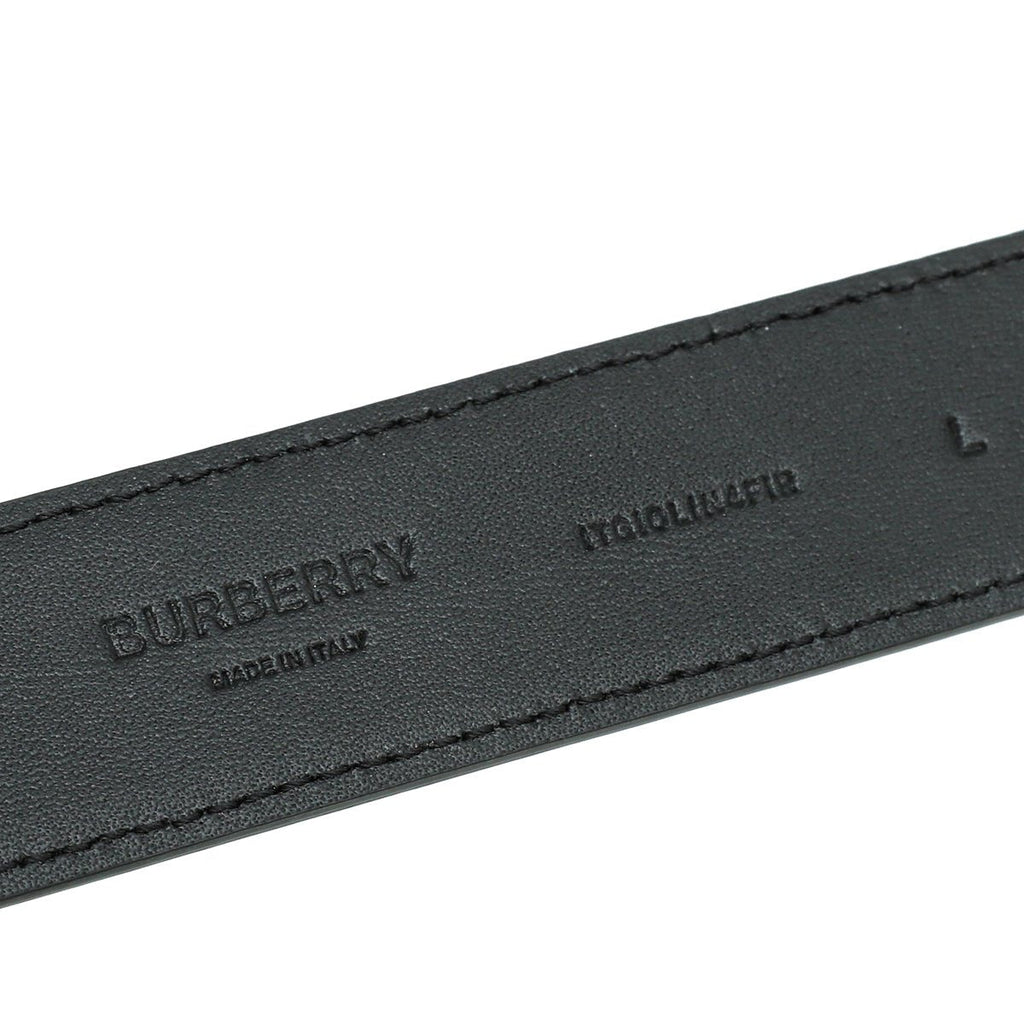 Burberry Black Buckle Chain Details Belt Large