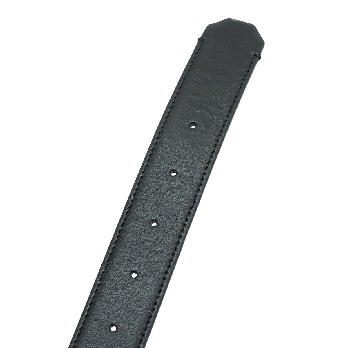 Burberry Black Buckle Chain Details Belt Large