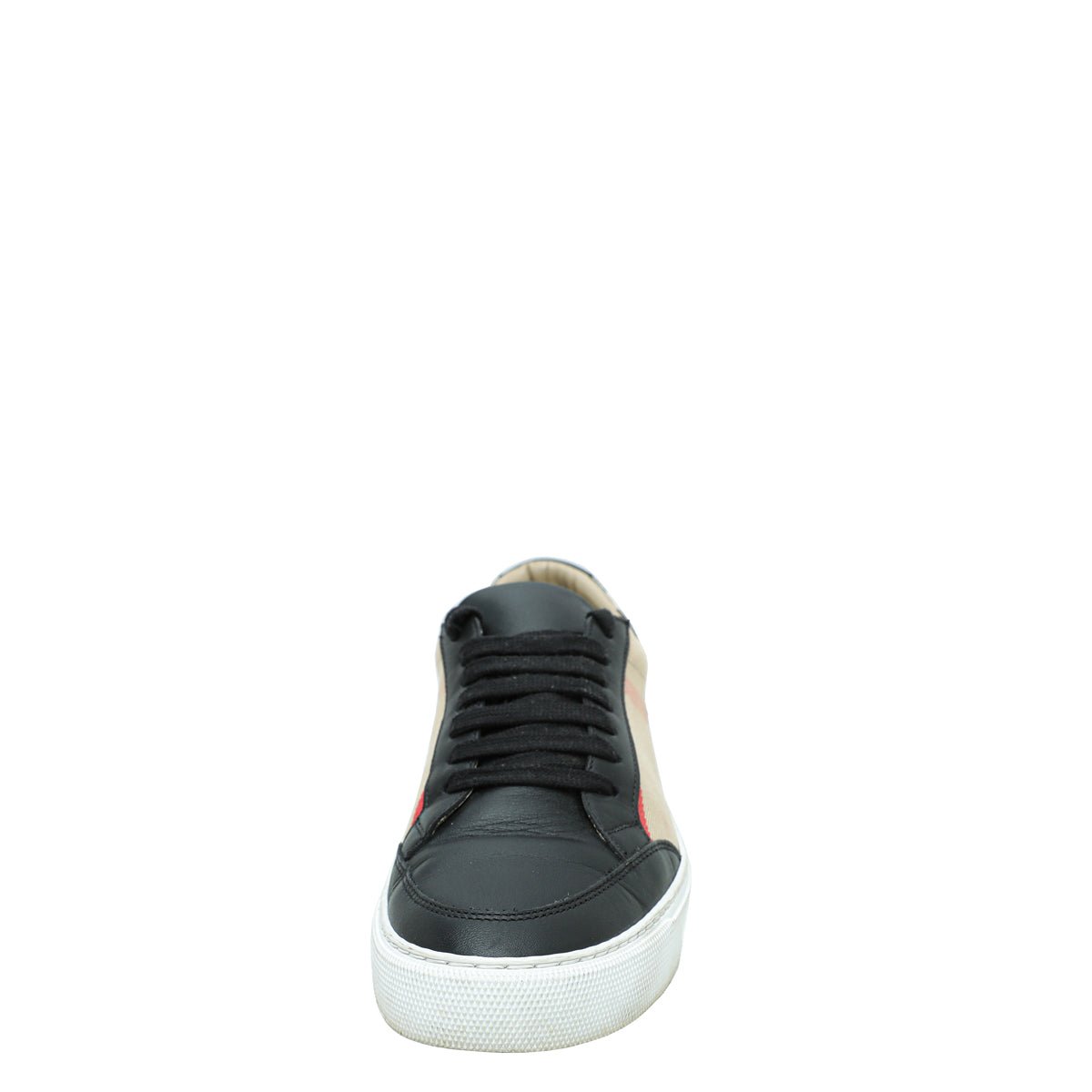 Burberry Black Checked Sneakers 38.5