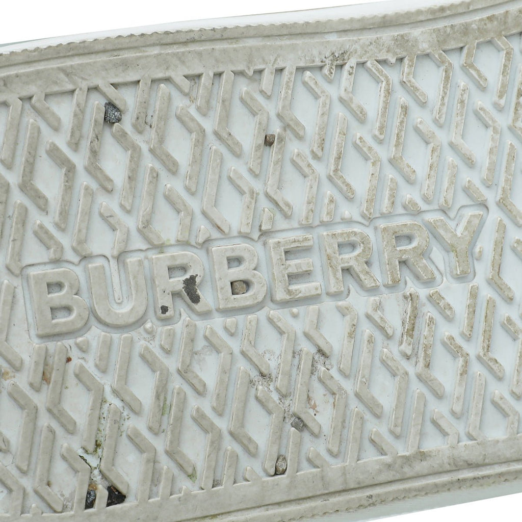 Burberry Black Checked Sneakers 38.5