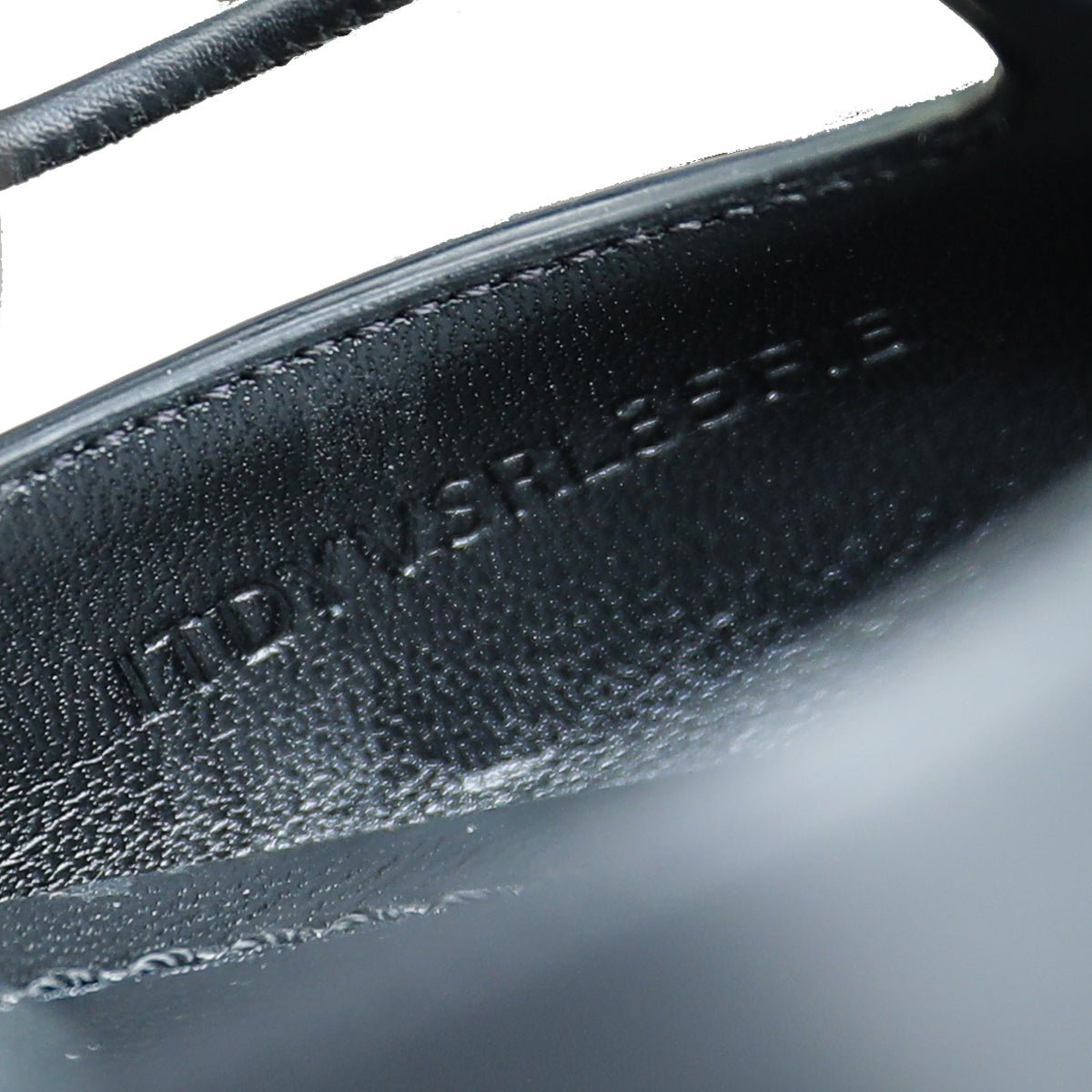 Burberry Black Cut Out Laced Leather Pump 39
