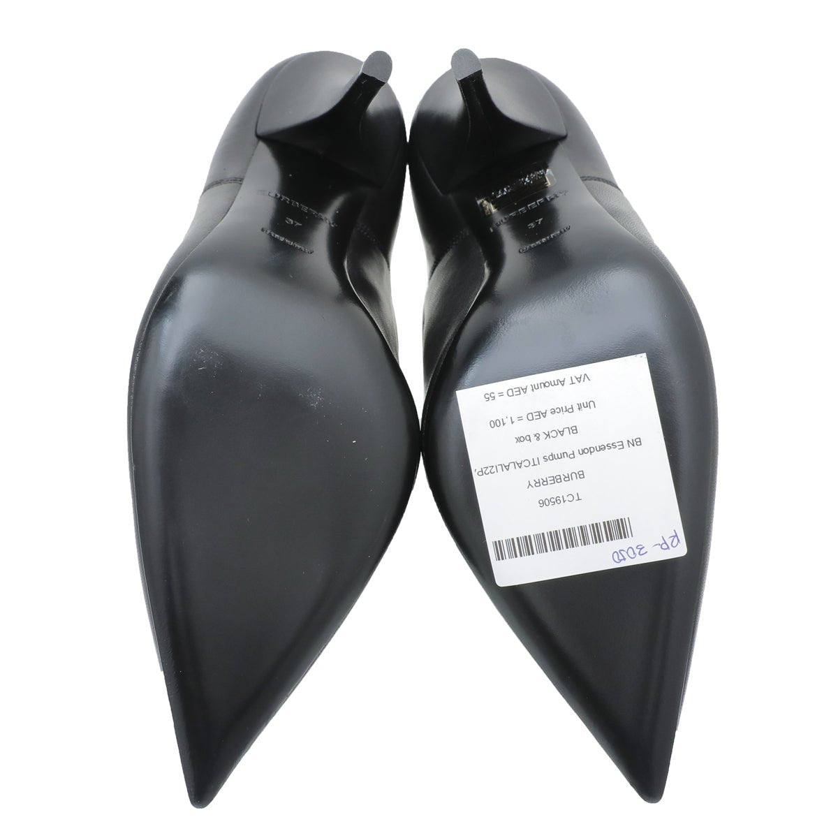 Burberry Black Essendon Pumps 37